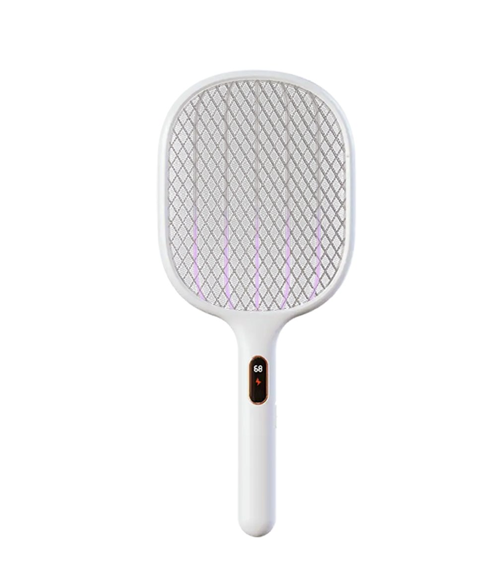 ไม้ตียุง Qualitell Digital Display Mosquito Swatter S1 White ...