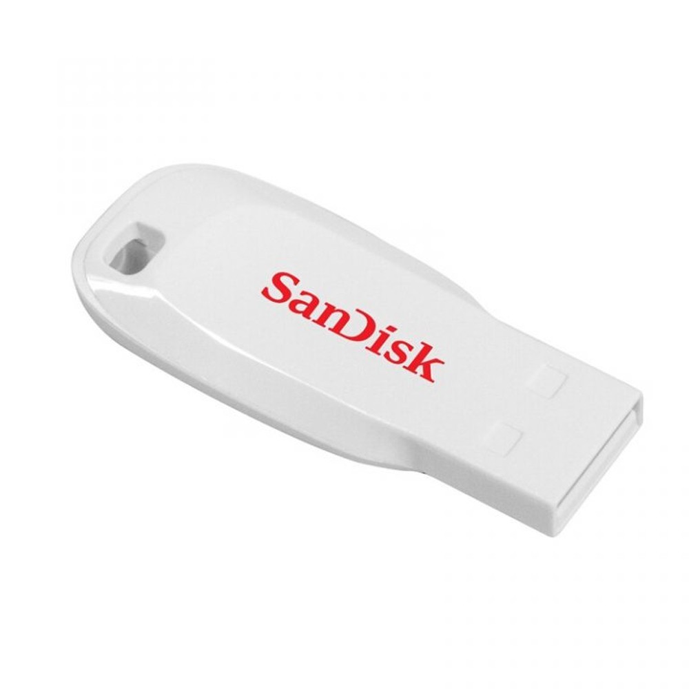 แฟลชไดร์ฟ SanDisk USB DriveCruzer Blade 16GB White