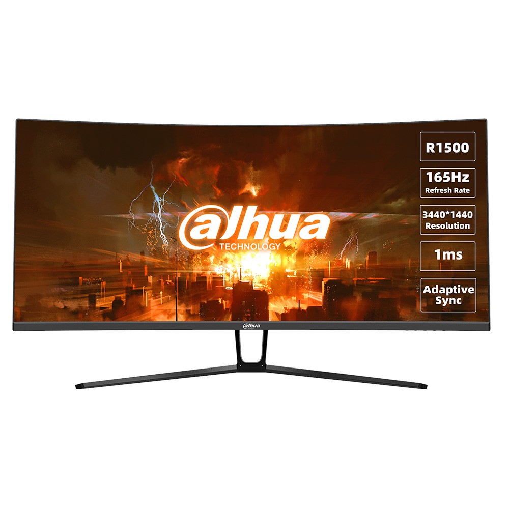 จอมอนิเตอร์ DAHUA MONITOR DHI-LM34-E330CA (VA 2K 165Hz Curvde)