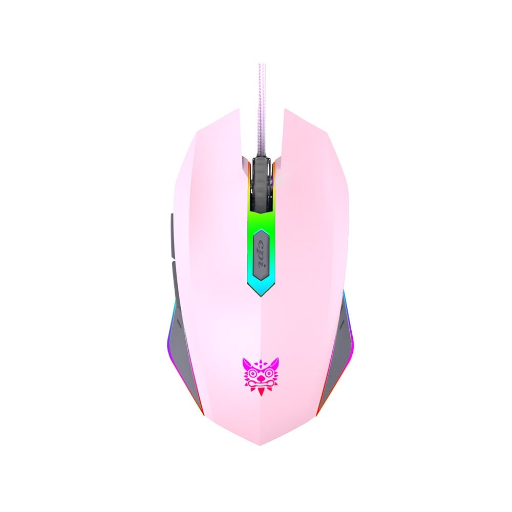 เมาส์เกมมิ่ง Onikuma Gaming Mouse Kame Pink