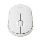 เมาส์ไร้สาย Logitech Bluetooth & Wireless Mouse M350 Pebble Off White