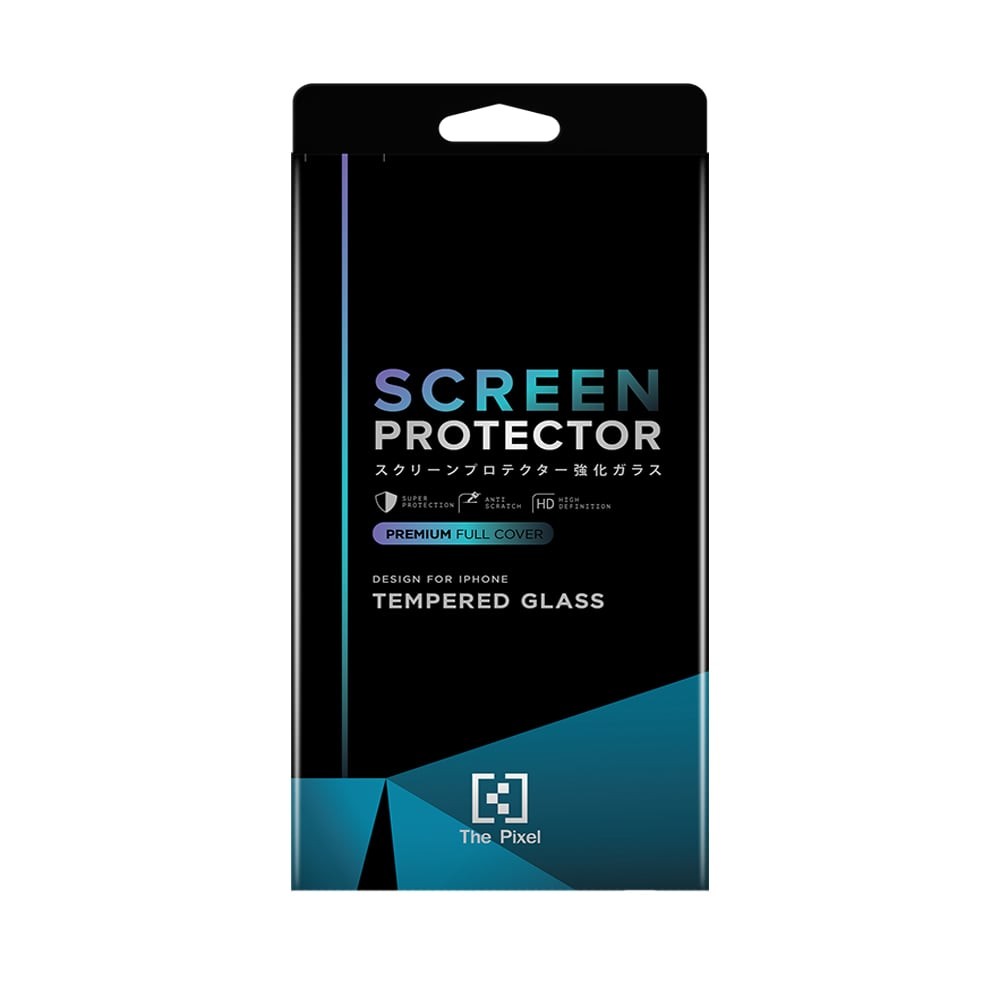 The Pixel ฟิล์มกันรอย Tempered Glass iPhone 14 Pro Max Black