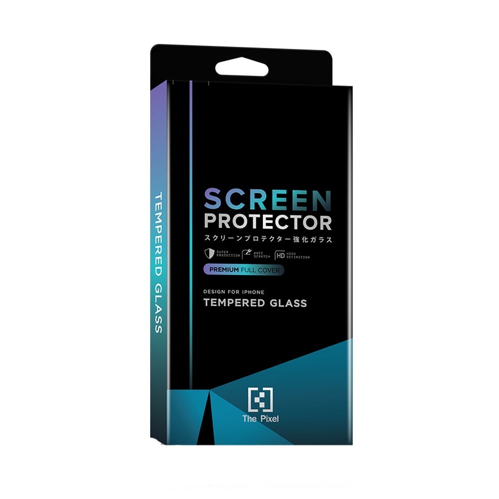 The Pixel ฟิล์มกันรอย Tempered Glass iPhone 14 Pro Max Black