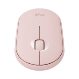 เมาส์ไร้สาย Logitech Bluetooth & Wireless Mouse M350 Pebble Rose