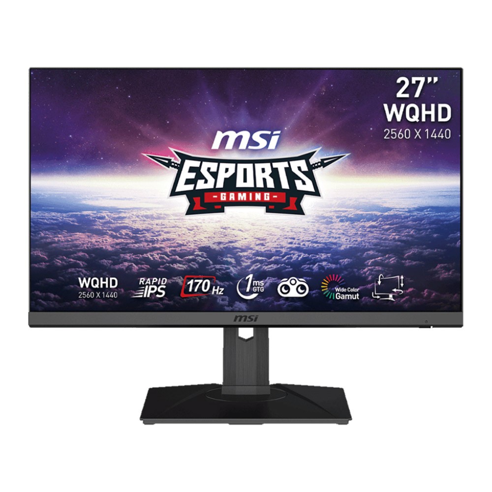 จอมอนิเตอร์ MSI MONITOR G272QPF (IPS 2K 170Hz)