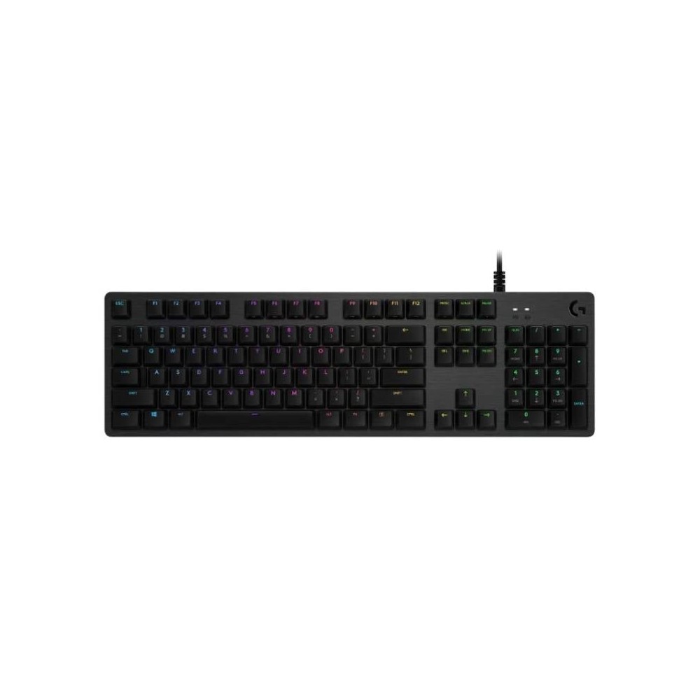 คีย์บอร์ดเกมมิ่ง Logitech Gaming Keyboard G512 RGB Mechanical GX Brown Tactile Black