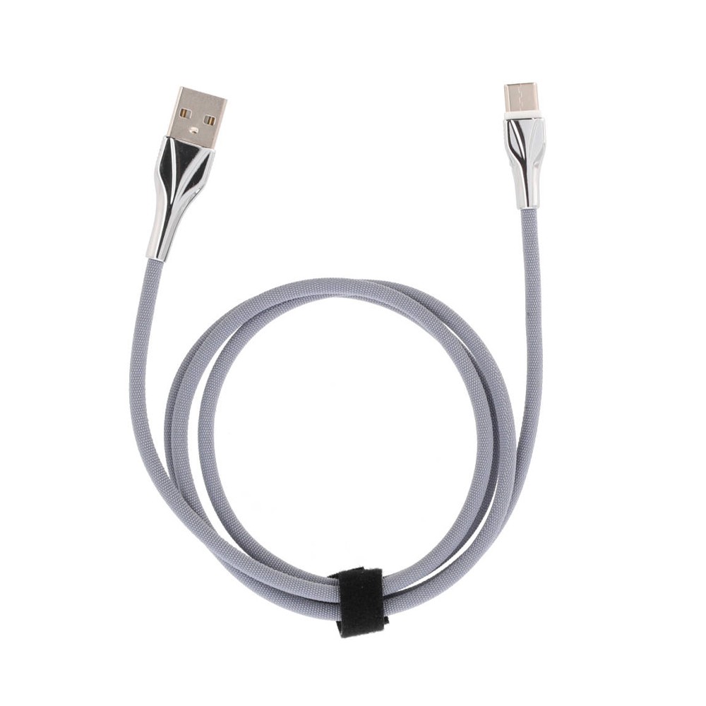 สายชาร์จ Blue Box USB-A to USB-C Cable Copper+Knitting wire 1M. 3A Blue