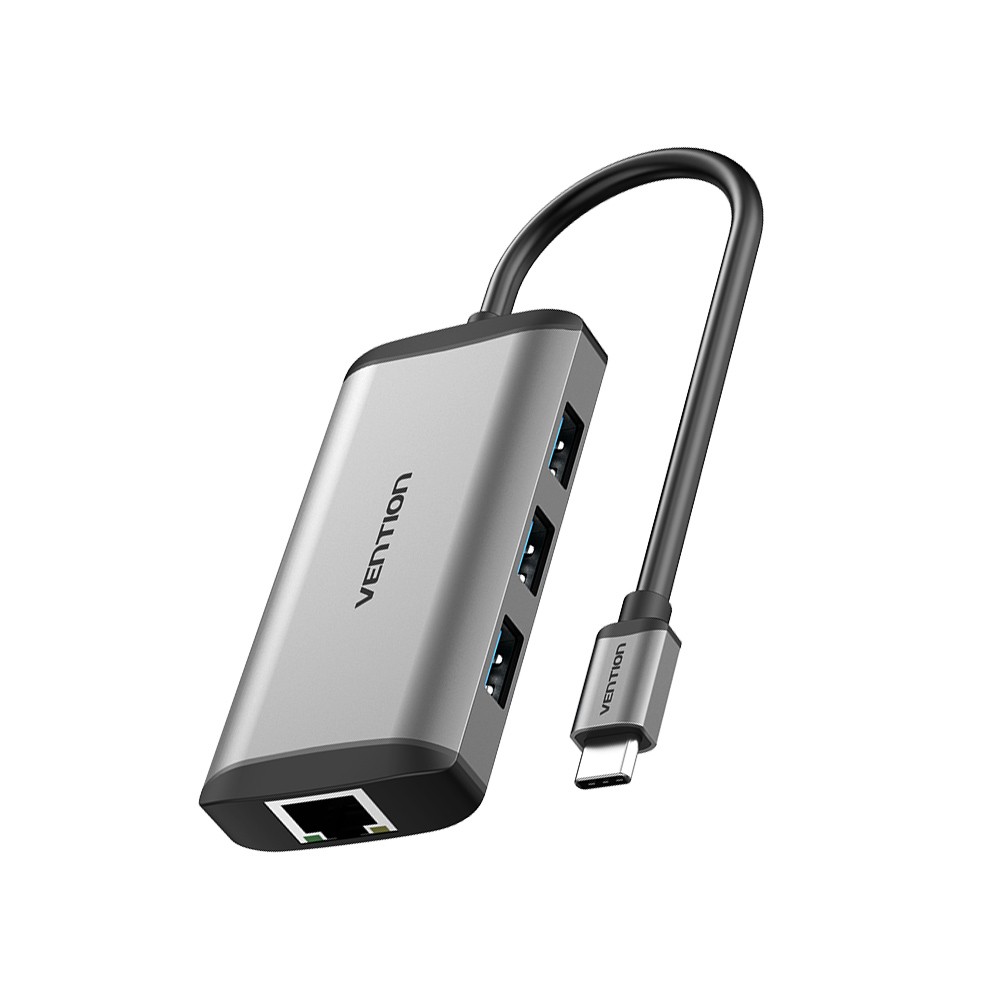 ตัวแปลง Vention 6 in 1 USB-C Hub Grey (CNCHB)