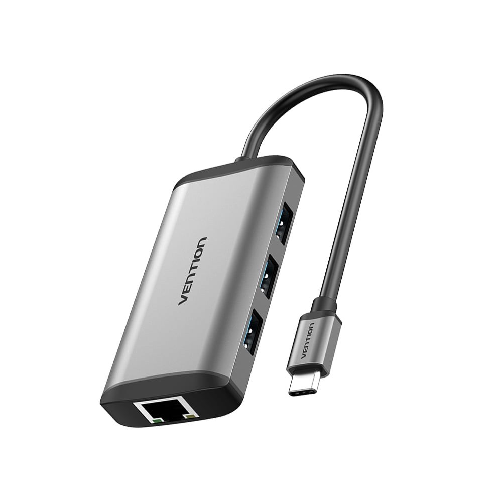 ตัวแปลง Vention 6 in 1 USB-C Hub Grey (CNCHB)
