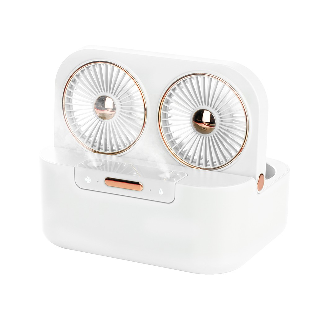 พัดลมพกพา Youmi Double Portable USB Fan YF005 White