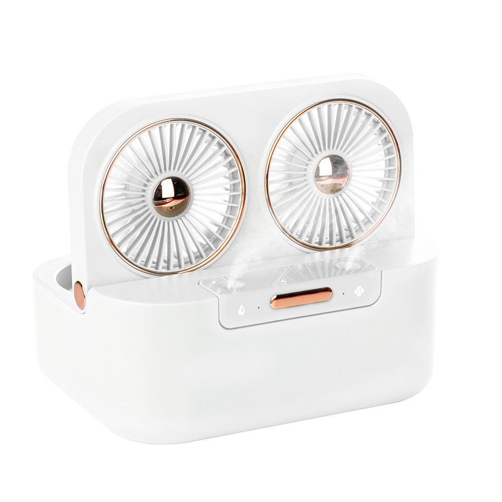 พัดลมพกพา Youmi Double Portable USB Fan YF005 White