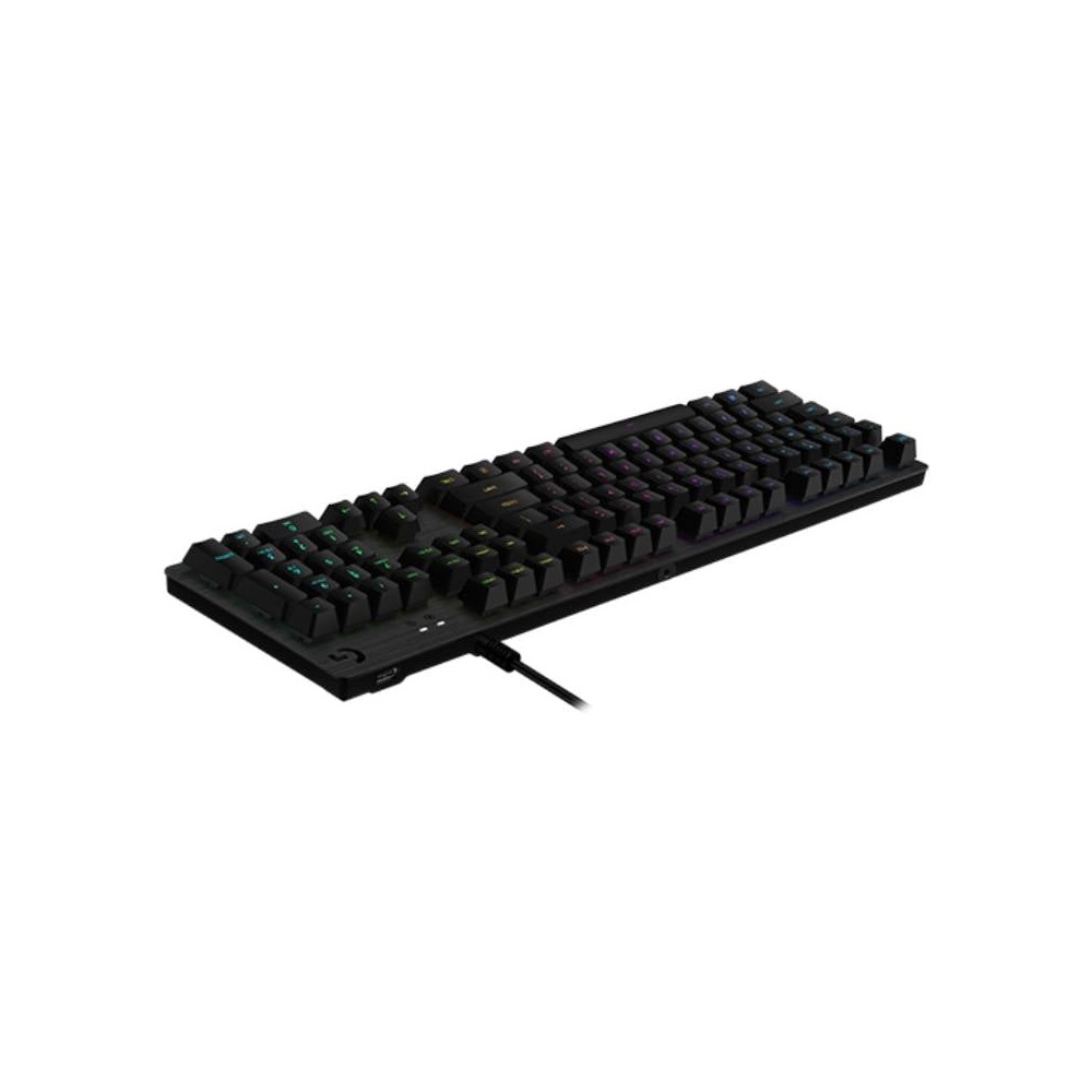 คีย์บอร์ดเกมมิ่ง Logitech Gaming Keyboard G512 RGB Mechanical GX Brown Tactile Black