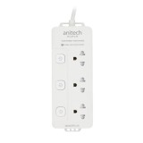 ปลั๊กไฟ Anitech 3 Way 3 Switch 3M. (H2033) 