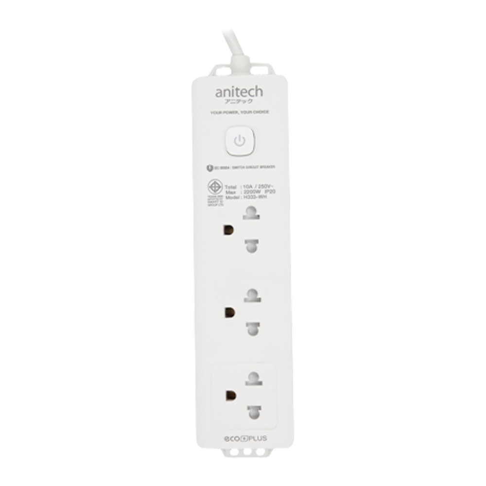 ปลั๊กไฟ Anitech 3 Way 1 Switch 3M. (H333)