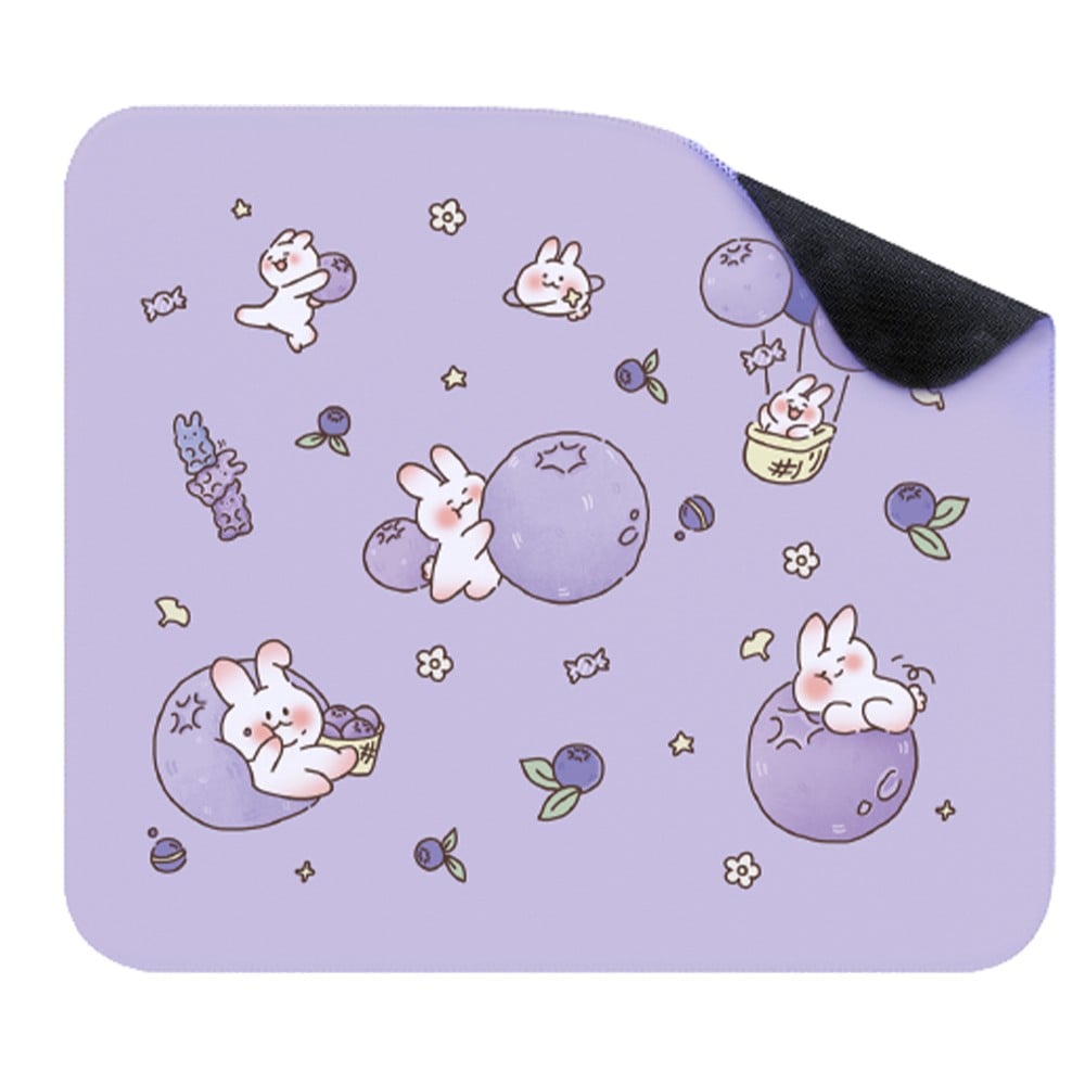 แผ่นรองเมาส์ MOFii Mouse Pad 25x20 cm. PANCAKE Bunny Purple