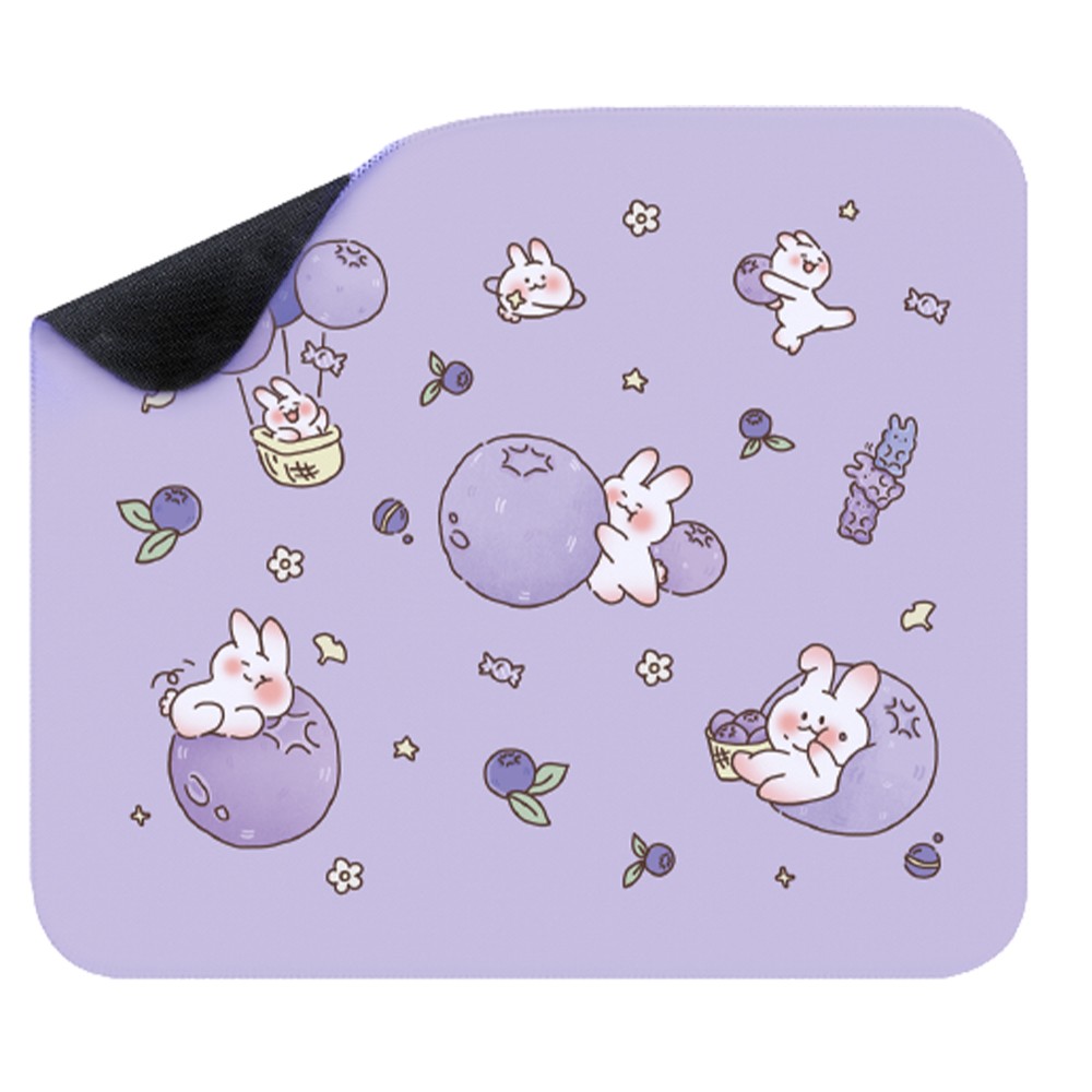 แผ่นรองเมาส์ MOFii Mouse Pad 25x20 cm. PANCAKE Bunny Purple