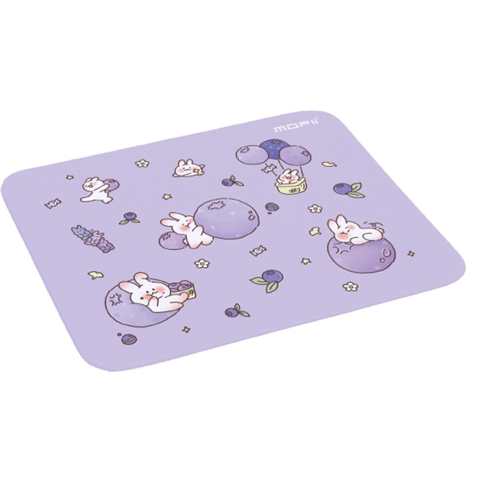 แผ่นรองเมาส์ MOFii Mouse Pad 25x20 cm. PANCAKE Bunny Purple