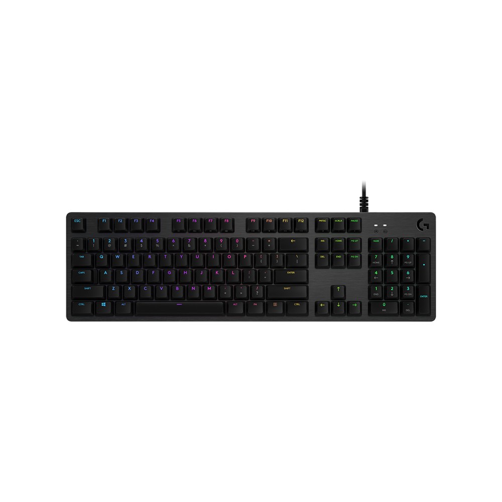 คีย์บอร์ดเกมมิ่ง Logitech Gaming Keyboard G512 RGB Mechanical GX Red Linear Black