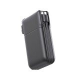 พาวเวอร์แบงค์ REMAX ความจุ 20000 mAh with Built In Cable and Adapter 22.5W Black