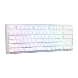 คีย์บอร์ดเกมมิ่ง Nubwo Gaming Keyboard X36 Kasperz Tri Mode White Red Switch