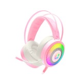 หูฟังเกมมิ่ง Signo gaming Headset HP-824 Pinkker 7.1 Pink