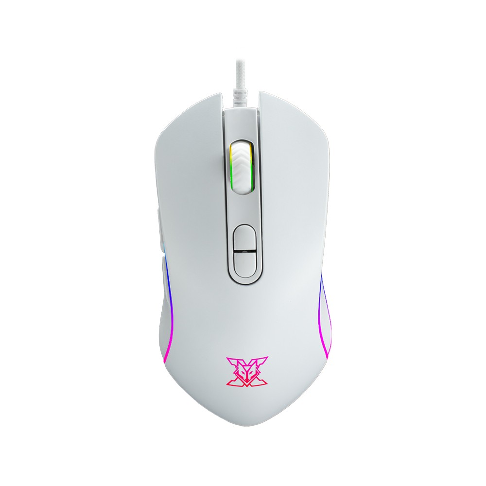 เมาส์เกมมิ่ง Nubwo Gaming Mouse X43 Plus Balrog White