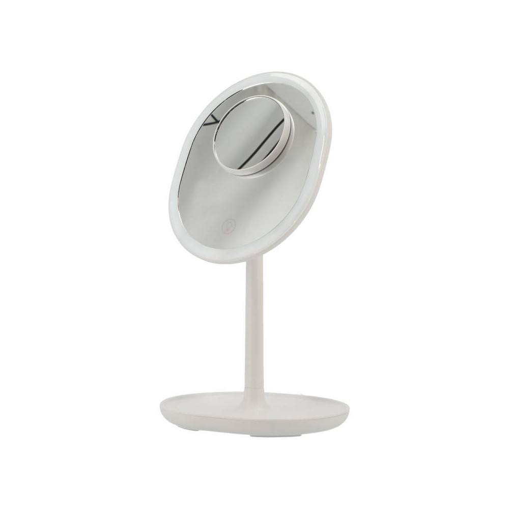 กระจกแต่งหน้า QPLUS Beauty Series Smart Light Makeup Mirror White