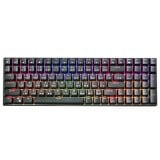 คีย์บอร์ดเกมมิ่ง Royal Kludge Gaming Keyboard RK100 Wireless Hot Swappable RGB Backlight Black (Red Switch)