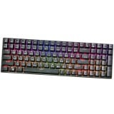 คีย์บอร์ดเกมมิ่ง Royal Kludge Gaming Keyboard RK100 Wireless Hot Swappable RGB Backlight Black (Brown Switch)