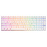 คีย์บอร์ดเกมมิ่ง Royal Kludge Gaming Keyboard RK100 Wireless Hot Swappable RGB Backlight White (Red Switch)