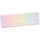 คีย์บอร์ดเกมมิ่ง Royal Kludge Gaming Keyboard RK100 Wireless Hot Swappable RGB Backlight White (Red Switch)