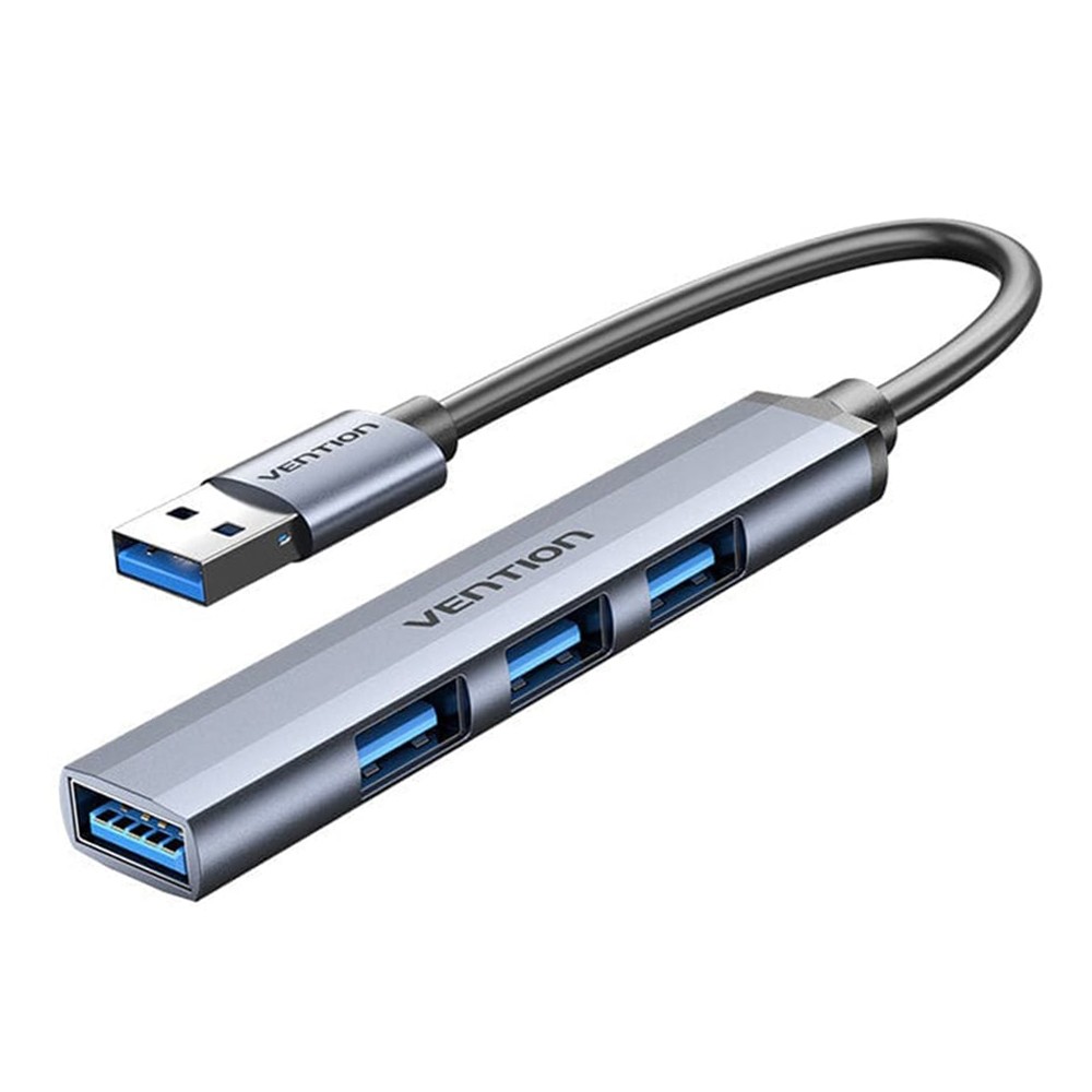 Vention Port Hub  USB-A to 4xUSB 3.0 (CKOHB) Gray