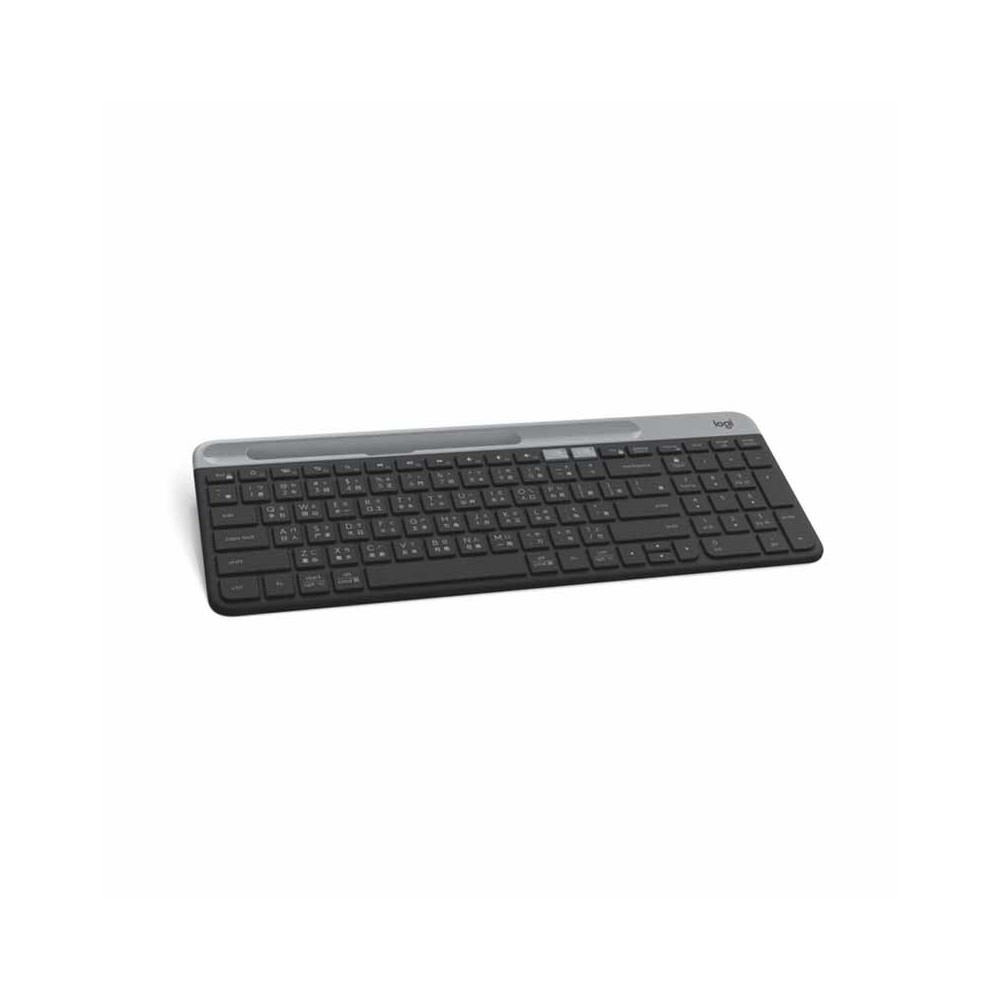 คีย์บอร์ดไร้สาย Logitech Bluetooth and Wireless Keyboard Multi-Device K580 Slim Graphite (EN)