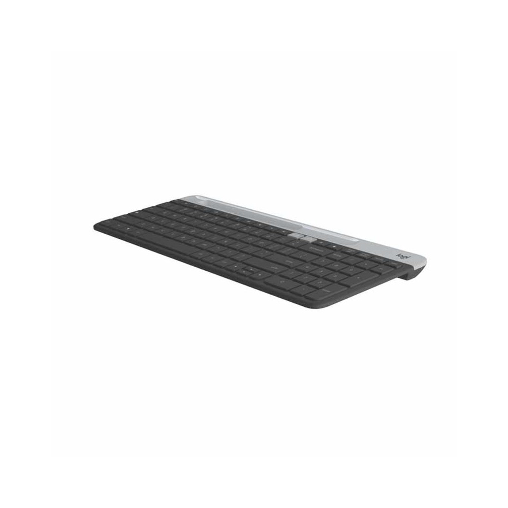 คีย์บอร์ดไร้สาย Logitech Bluetooth and Wireless Keyboard Multi-Device K580 Slim Graphite (EN)