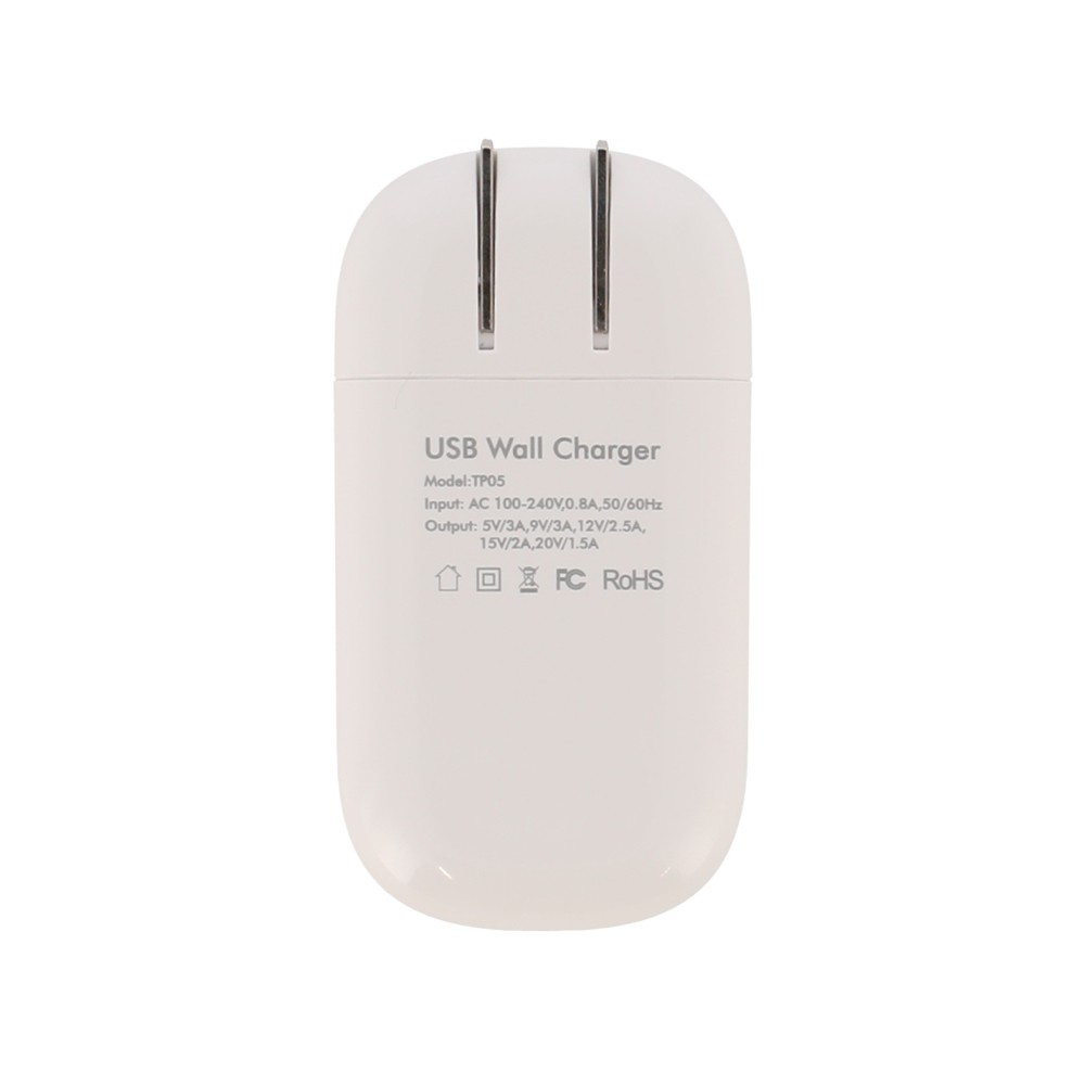 อะแดปเตอร์ Blue Box Flat Wall Charger USB-C White