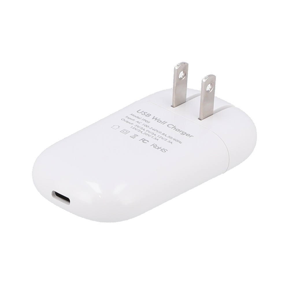 อะแดปเตอร์ Blue Box Flat Wall Charger USB-C White