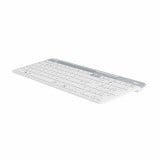 คีย์บอร์ดไร้สาย Logitech Bluetooth and Wireless Keyboard Multi-Device K580 Slim Off White (EN)