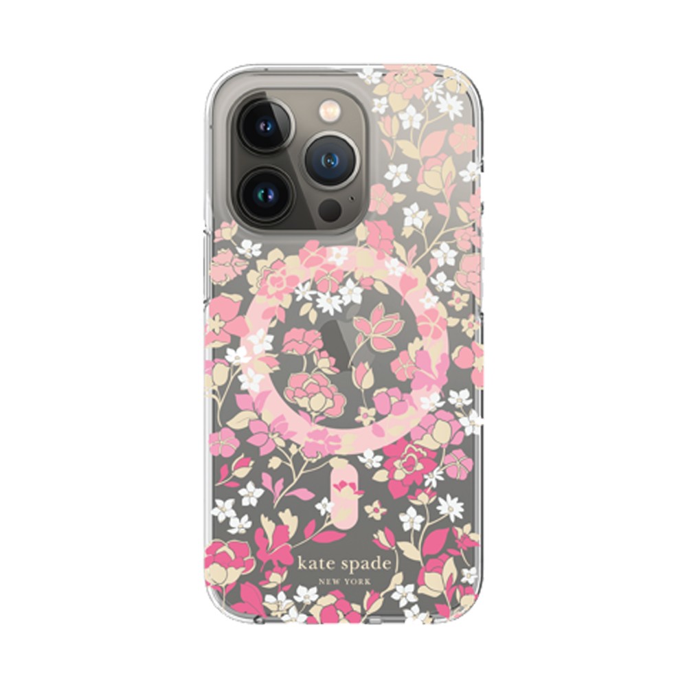 เคส Kate Spade New York iPhone 15 Pro with Magsafe Flowerbed Pink Ombre