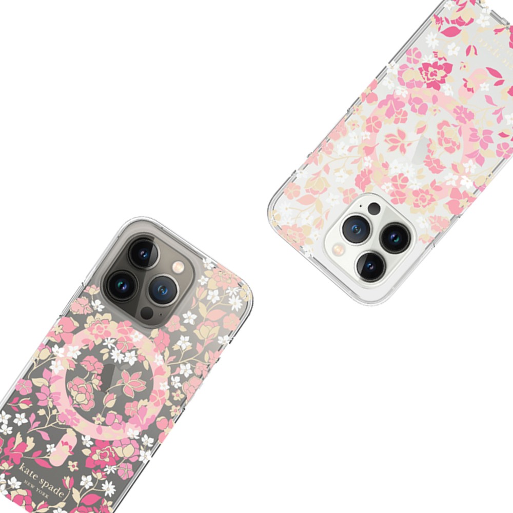 เคส Kate Spade New York iPhone 15 Pro with Magsafe Flowerbed Pink Ombre