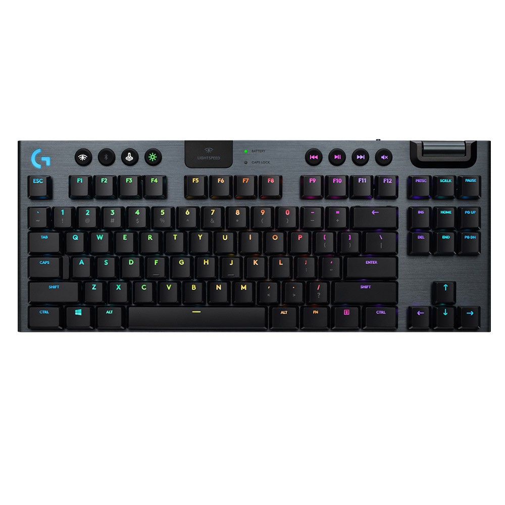 คีย์บอร์ดเกมมิ่ง Logitech G913 TKL Lightspeed Wireless RGB Mechanical Tactile