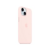 Apple iPhone 15 Plus Silicone Case with MagSafe - Light Pink