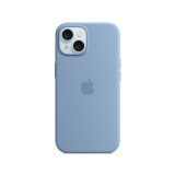 Apple iPhone 15 Silicone Case with MagSafe - Winter Blue