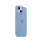 Apple iPhone 15 Silicone Case with MagSafe - Winter Blue