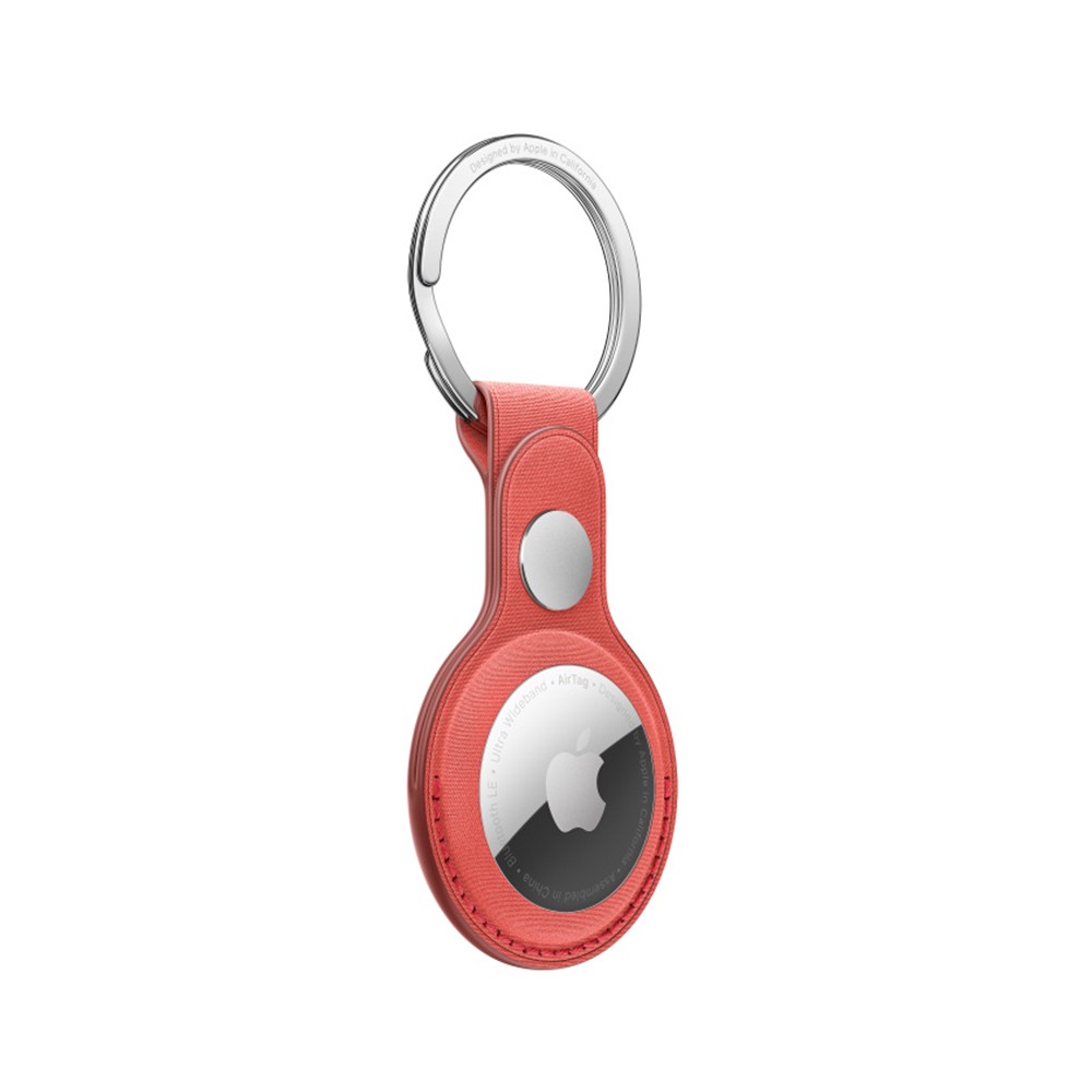 Apple AirTag FineWoven Key Ring - Coral