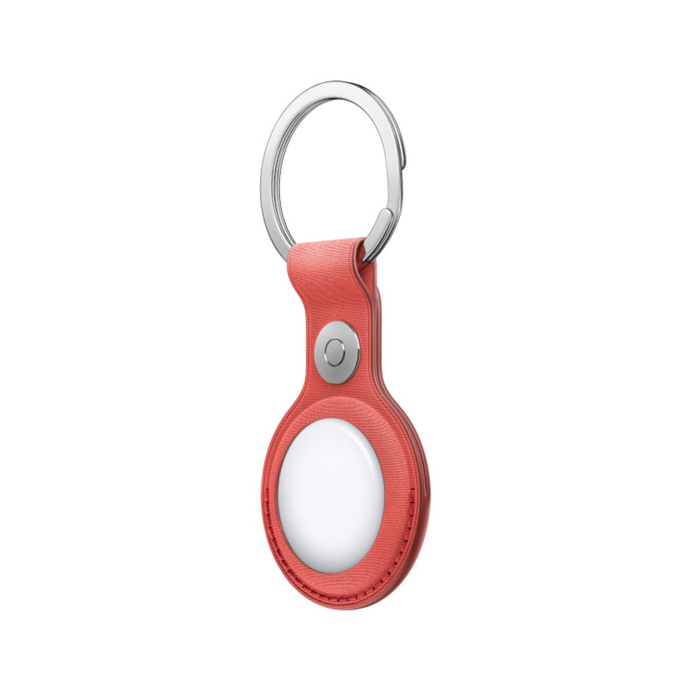 Apple AirTag FineWoven Key Ring - Coral