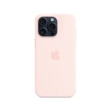 Apple iPhone 15 Pro Max Silicone Case with MagSafe - Light Pink