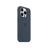Apple iPhone 15 Pro Silicone Case with MagSafe - Storm Blue
