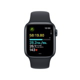 Apple Watch SE GPS 40mm Midnight Aluminium Case with Midnight Sport Band - S/M (2023)