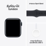 Apple Watch SE GPS 40mm Midnight Aluminium Case with Midnight Sport Band - S/M (2023)