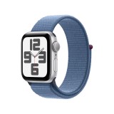 Apple Watch SE Silver Aluminium Case with Sport Loop (2023)